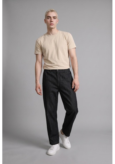 Defacto Baggy Fit Normal Bel Geniş Paça Jean Pantolon I6061ax26aunm40 Siyah-nm40