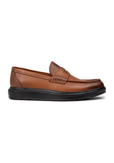 Deery Erkek Hakiki Deri Taba Renk Loafer Ayakkabı - 02000mtbap01 Taba