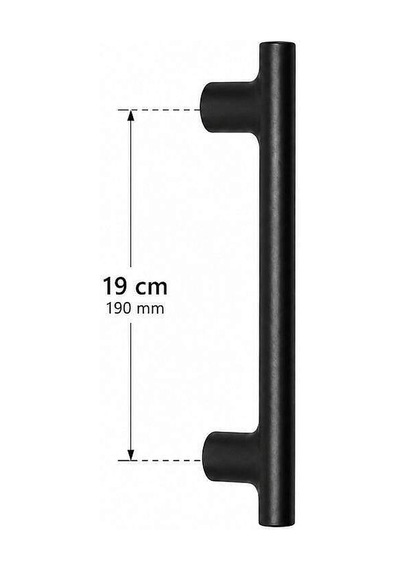 System Çekme Kol 19cm Siyah Ph9745 0190 Al6