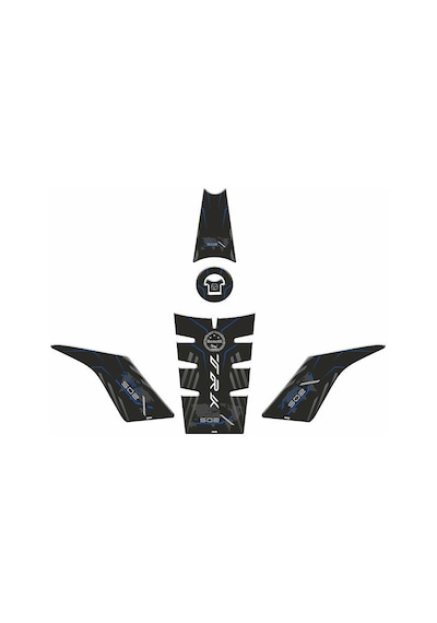 Benelli Trk 502 2017 - 2024 Uyumlu Tank Pad Set 006 Standart