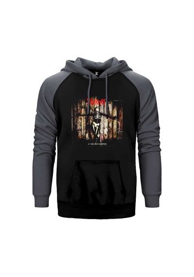 Slipknot 5 The Gray Chapter Gri Renk Reglan Kol Sweatshirt / Hoodie