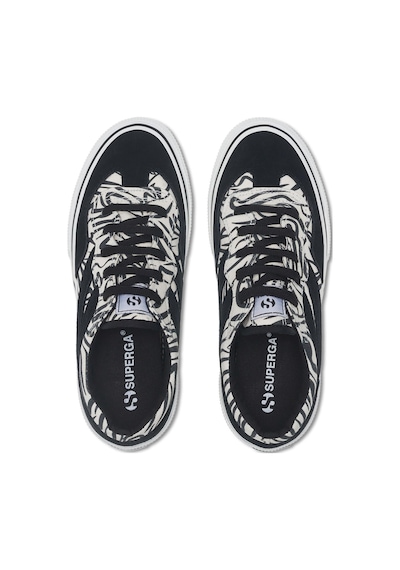 Superga 2941 Revolley Zebra Print Unisex Siyah-beyaz Sneaker Siyah-beyaz-186