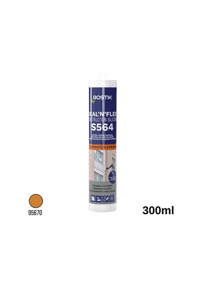 Bostik S 564 Nötr Cephe Silikon 300 Ml Bronz