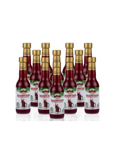12 Adet Adana Şalgamı 250ml. Cam Şişede Acısız