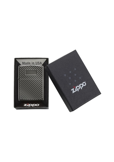 Zippo Pyramid Initial Panel Design Çakmak - 24095-087242 Gri