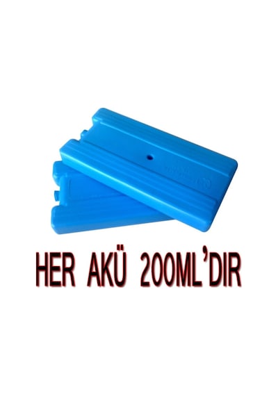 Buz Aküsü Buz Kaseti Buzluk 200Ml 5 Adet