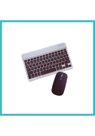 Bezos Kyb71 Kablosuz Türkçe Q Klavye Mouse Set - Bordo Dfnbez Diğer