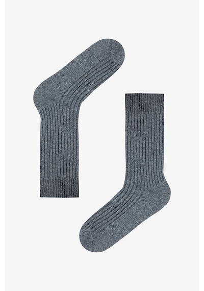 Penti Koyu Gri Erkek Ribbed Soket Çorap