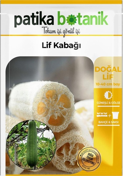 5 Adet Lif Kabağı Tohumu Luffa Aegyptiaca
