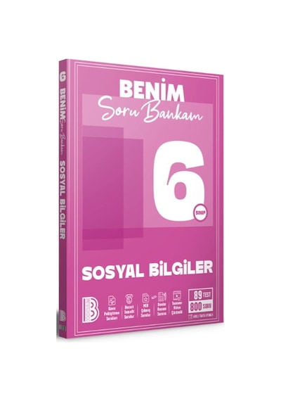 Benim Hocam Yayınları 6. Sınıf Sosyal Bilgiler Soru Bankam