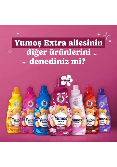Ekstra Konsantre Çamaşır Yumuşatıcı Sakura 1008 Ml 42 Yıkama