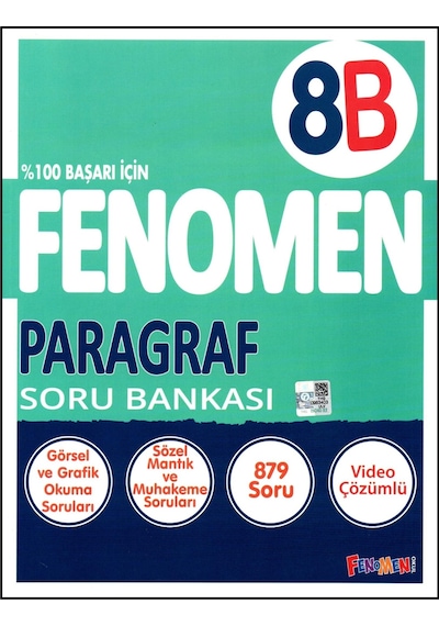 Fenomen 8. Sınıf Paragraf Soru Bankası B Serisi