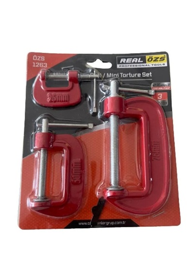 Mini İşkence Seti 3 Parça Çelik Karbon Kod : Özs 1263