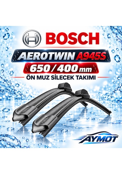 Bosch Aerotwin A945s 650/400 Mm Ön Silecek Bmw X1 İx1 Crossland Ibiza Leon Tucson C3 Aircross