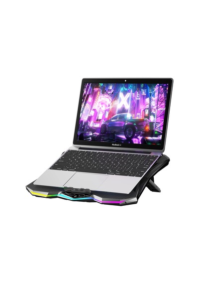 Frostcore X8 Rgb 8 Fanlı 10 Rgb Modlu 9-17 Notebook Soğutucu Stand Laptop Soğutucu