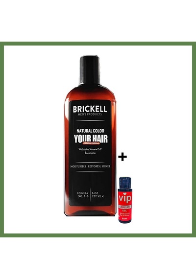 Bezos Brickell Saçsakal Beyazlatıcı237 Ml Erkeklere Özel Şampuan + Vip Cinselkaydırıcı Jel Hb006