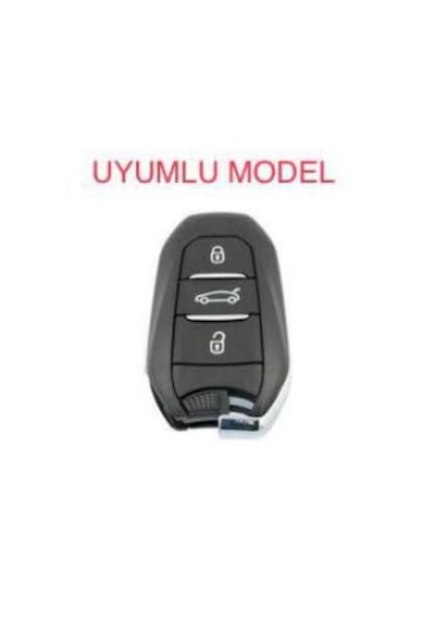 Fiat Doblo 2023+ Uyumlu Silikon Anahtar Koruma Kılıfı Mavi