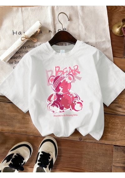 Noıssey Urban Pop Graphic Kadın Tişört Koleksiyonukod 5484 Beyaz