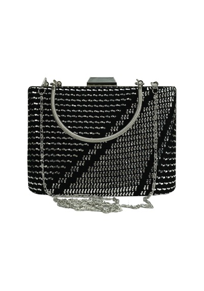 E38 El İşçiliği Tel Kırma Pörtföy Çanta 13x18 Cm-6403 Çok renkli