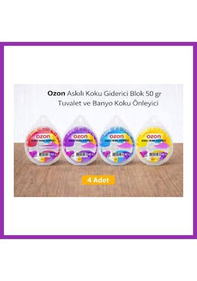 Bezos Ozon Askılı Wc Kokusu 4 Adet Bty