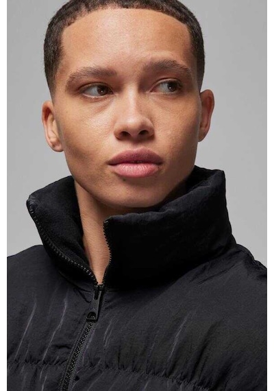 Nike Jordan Puffer Oversize Synthetic Fill Jacket Sentetik Dolgulu Bol Kesim Kadın Mont Siyah Siyah