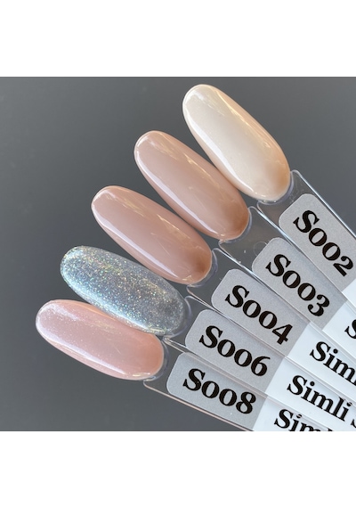 Momo Professional Kalıcı Oje S008 Simli Açık Yavruağzı 14 Ml
