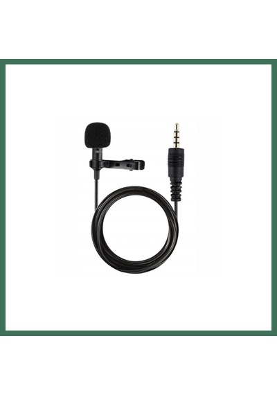 En-cag 3.5mm Jak 1.5 Metre Double Mikrofon - Siyah Bss