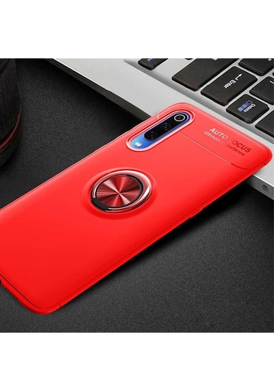 Xiaomi Mi 9 Lite Kılıf Yüzüklü Magnetli Ravel Case