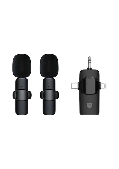 Daytona K9 Wireless 3IN1 (Kablosuz Mikrofon) Type-C - Lightning -