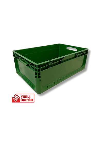Alpbx 1.kalite Yeşil Plastik Kasa 60x40x22 Cm - Kutu 44 Litre