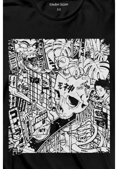 Street Drawing Urban Culture Sokak Uzun Kollu Tişört Baskılı T-shirt 001