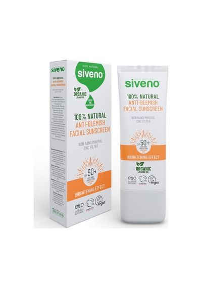 %100 Doğal Yüz Güneş Kremi Leke Karşıtı Aydınlatıcı Mineral Filtre Uva Uvb Spf 50+ 30 Ml