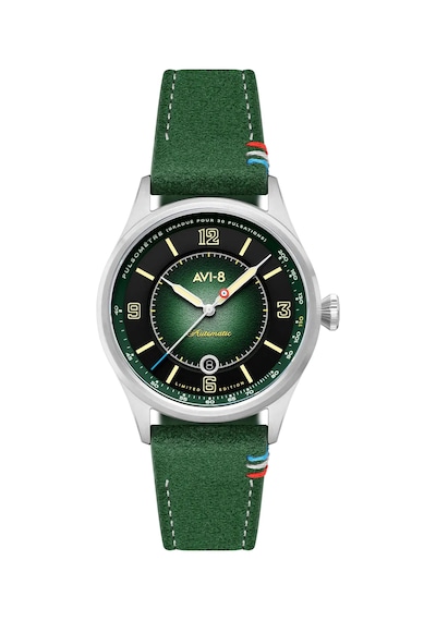 Avı-8 Flyboy Av-4153-01 Lafayette 110th Anniversary Limited Edition Otomatik Erkek Kol Saati Gri