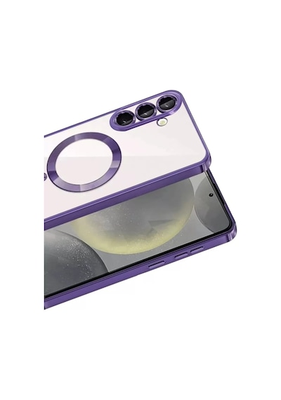 Samsung Galaxy A37 5g Kross Magneticsafe Kapak - Mor Çok Renkli
