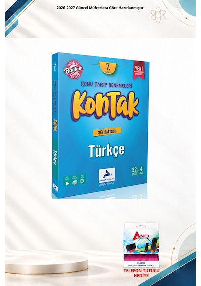 2026-2027 Paraf Yayınları 7. Sınıf Kontak Türkçe Konu Takip Denemeleri