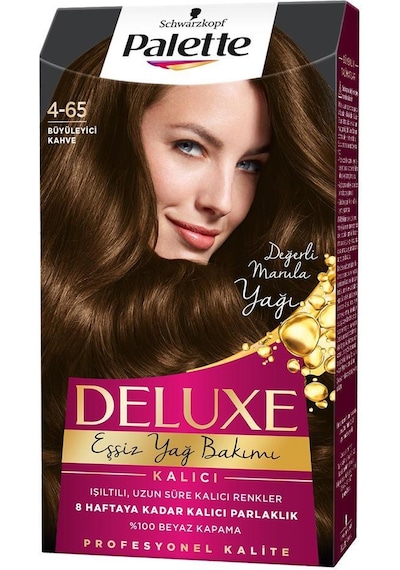 Palette Deluxe Kit Saç Boyası 4 - 65 Büyüleyici Kahve