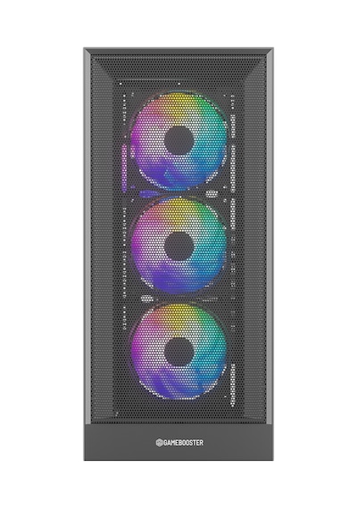 Gamebooster Mystral 750w 80+ Bronze Atx3.1 Gen5.1 Mesh Argb E-atx Mid Tower Siyah Kasa