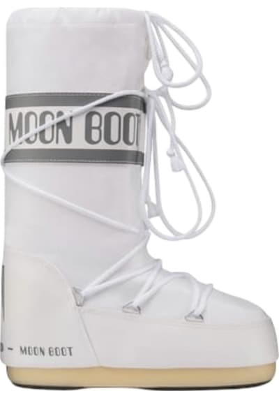 80d1400440-a001 Moon Boot Nylon Beyaz Beyaz