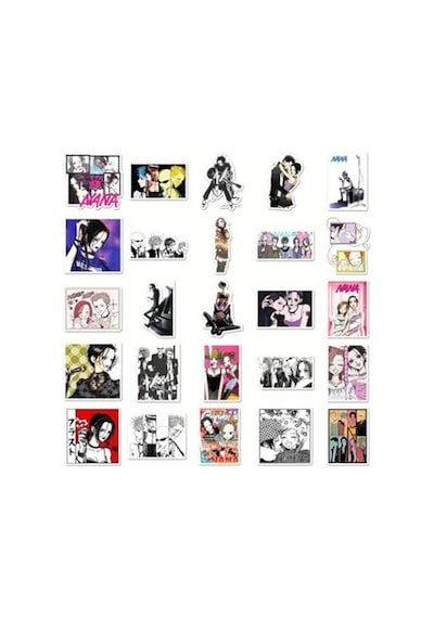Nana Hachi Anime Manga Sticker Seti 50 Adet - Anime Sticker Abanoz