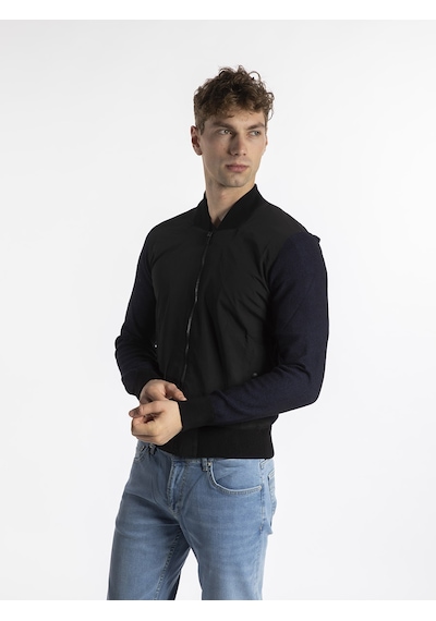 Zegna Erkek Mont Zg96N047 Lacivert - Siyah