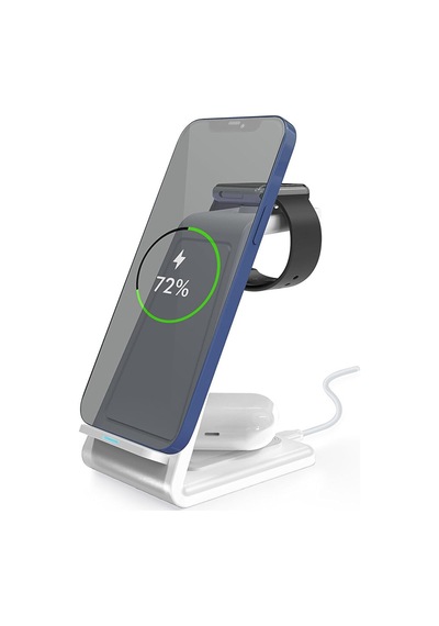 3in1 20w Kablosuz Şarj Magsafe Uyumlu İphone Telefonlar Ve Apple