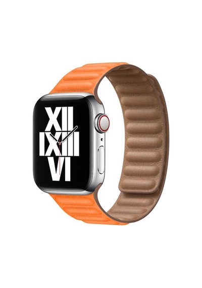 Apple Uyumlu  Watch 42mm Krd-34 Deri Kordon-pembe