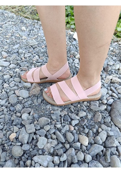 İnce Taban Kadın Günlük Comfort Pembe Ayakkabı Kaymaz Taban L... Pembe