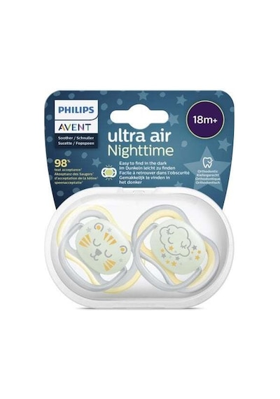 Philips Avent Ultra Air Gece Emziği 18+ Ay Lila
