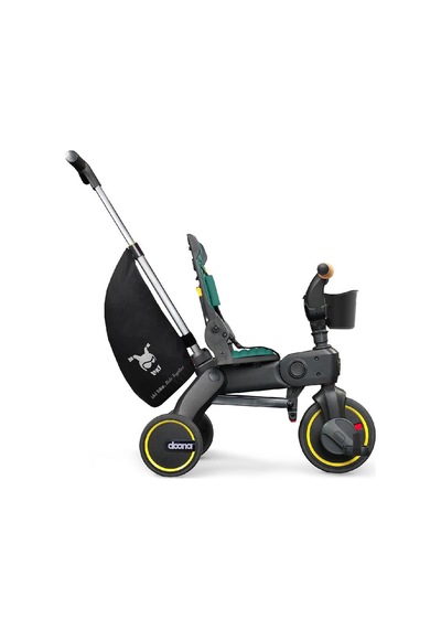 Doona Liki Trike Tek Parça Katlanır 3 Tekerlekli Bebek Bisikleti S5 Yeşil