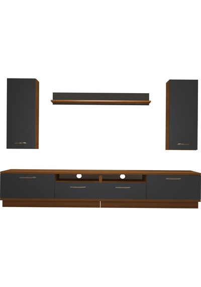 Decoraktiv Trendstyle 5220d Mdf Tv Ünitesi Tv Sehpası Ceviz - Antrasit