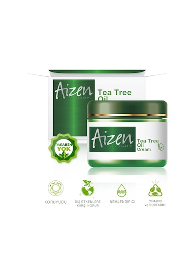 Aizen Çay Ağacı Yağlı Cilt Bakım Kremi
