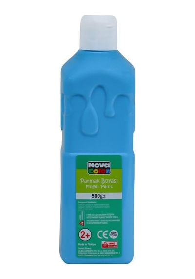 Nova Color Parmak Boyası 500 Gr Açık Mavi Açık Mavi