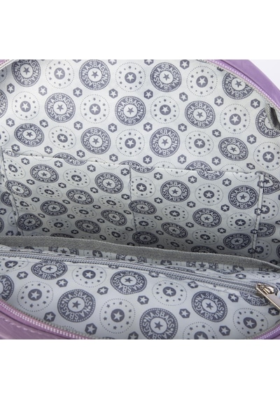 Nas Bag Unisex Büyük Boy Su Geçirmez Çok Gözlü Extra Hafif Sportif Sırt Çantası Mor