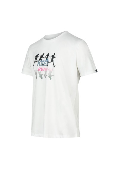 As Alex Baskılı Erkek Sıfır Yaka T-shirt Beyaz